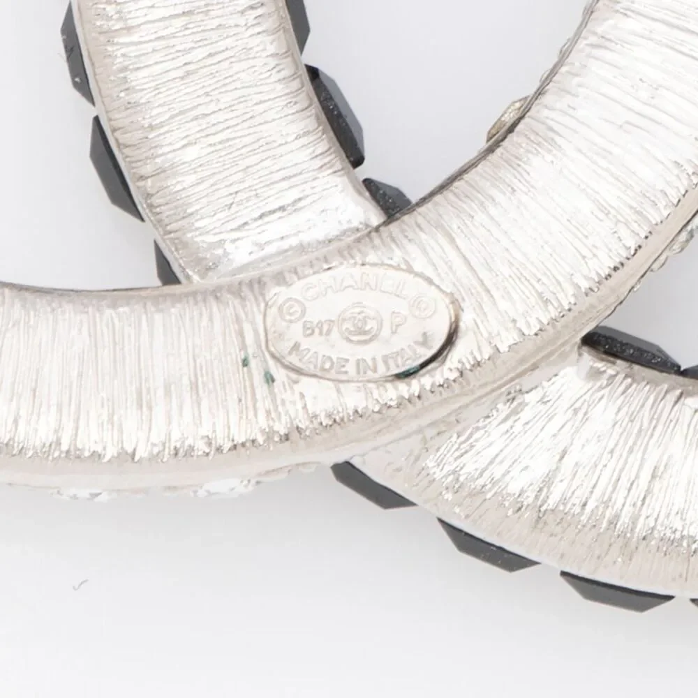 Chanel Strass Crystal CC Brooch